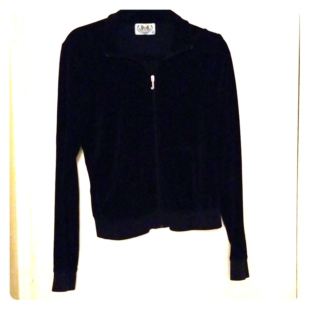 Black zippered jacket